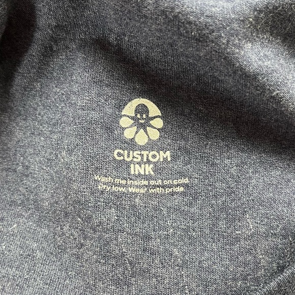 NWT CUSTOME INK | Graphic Men's T-shirt Blue XL - Picture 7 of 7